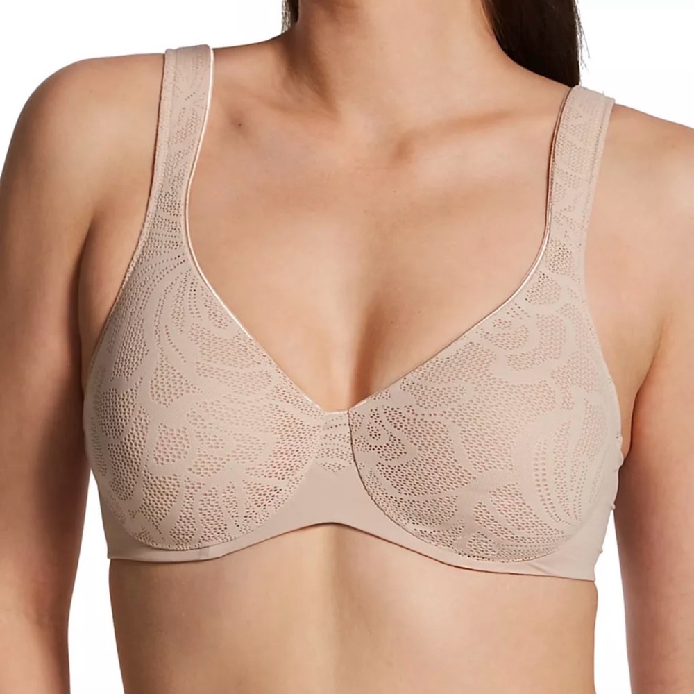 Bali NWOT Taupe Beige Coolest Smoothing Underwire Minimizer Bra Size 36DD
